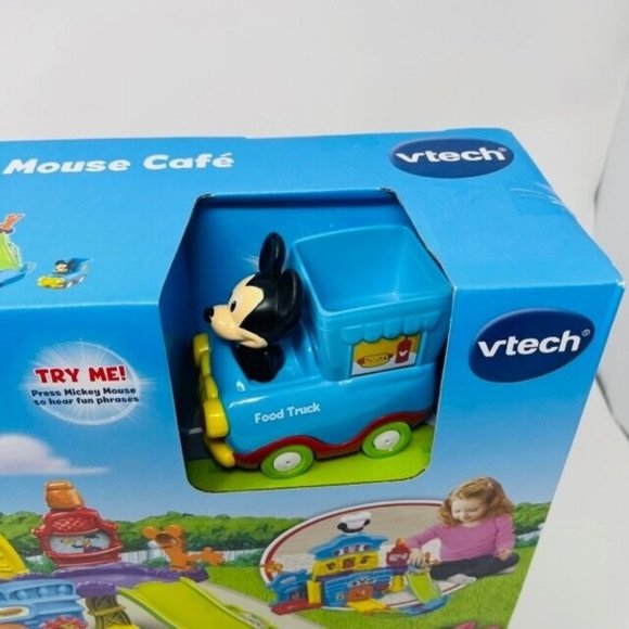 Vtech Disney Go! Go! Smart Wheels Mickey Mouse Cafe Playset NIB - Picture 5 of 7